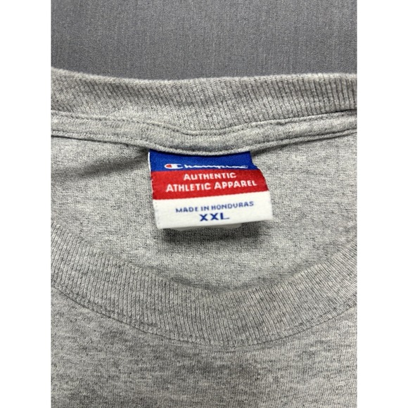 Champion Yale Baseball T Shirt Men's 2XL Gray Short Sleeve Varsity Ivy League - Picture 7 of 8